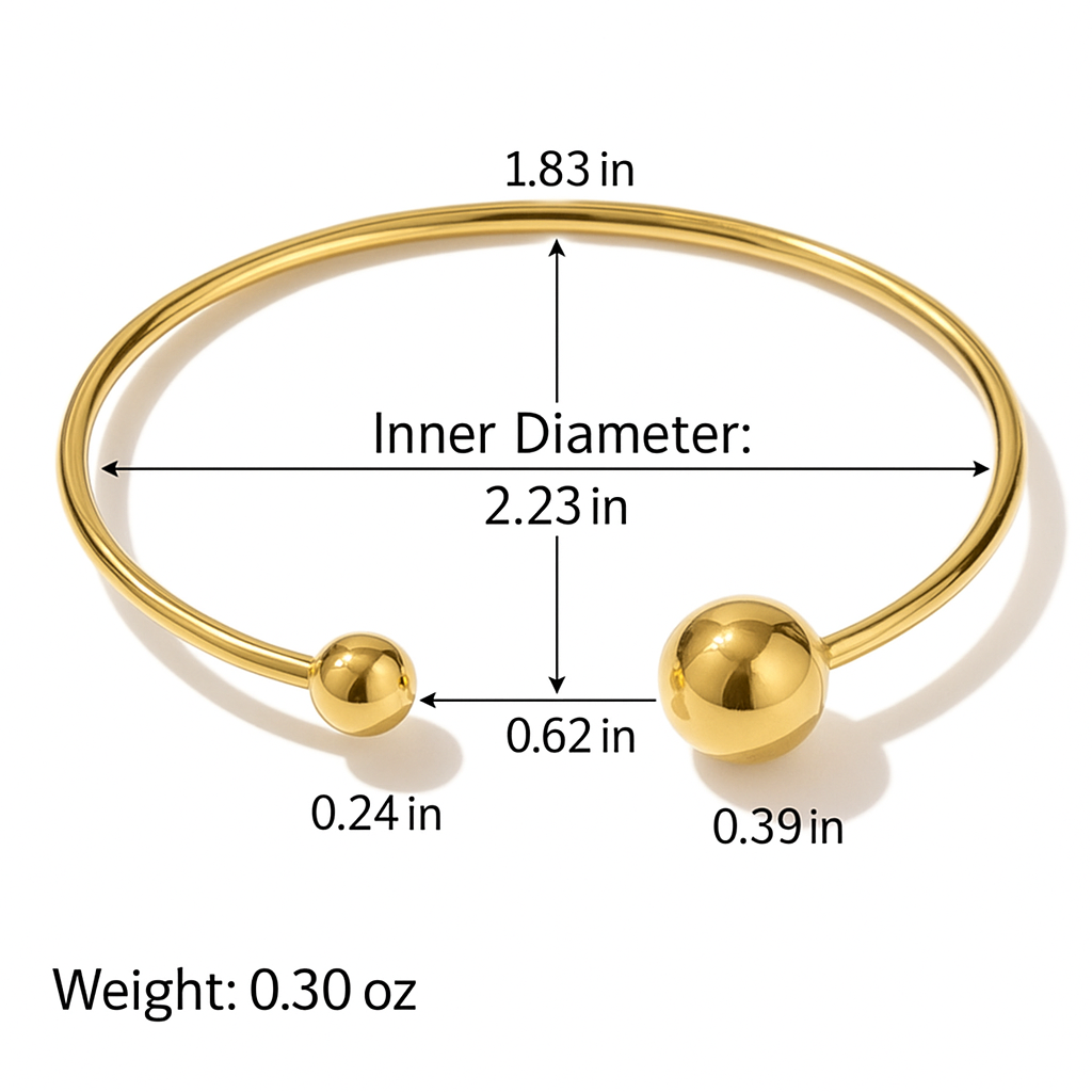 Lia Bangle - Gold Plated