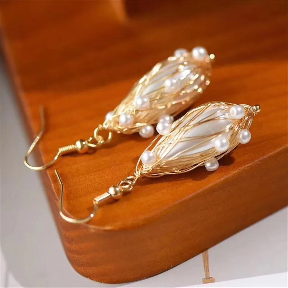 Real Baroque Pearl Earrings