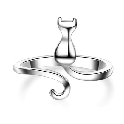 Cat Ring Resizable - Brass