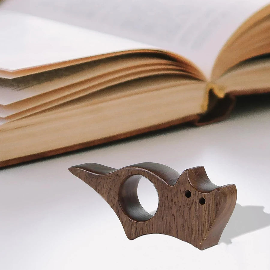 Wooden Bookmark Ring - Pet