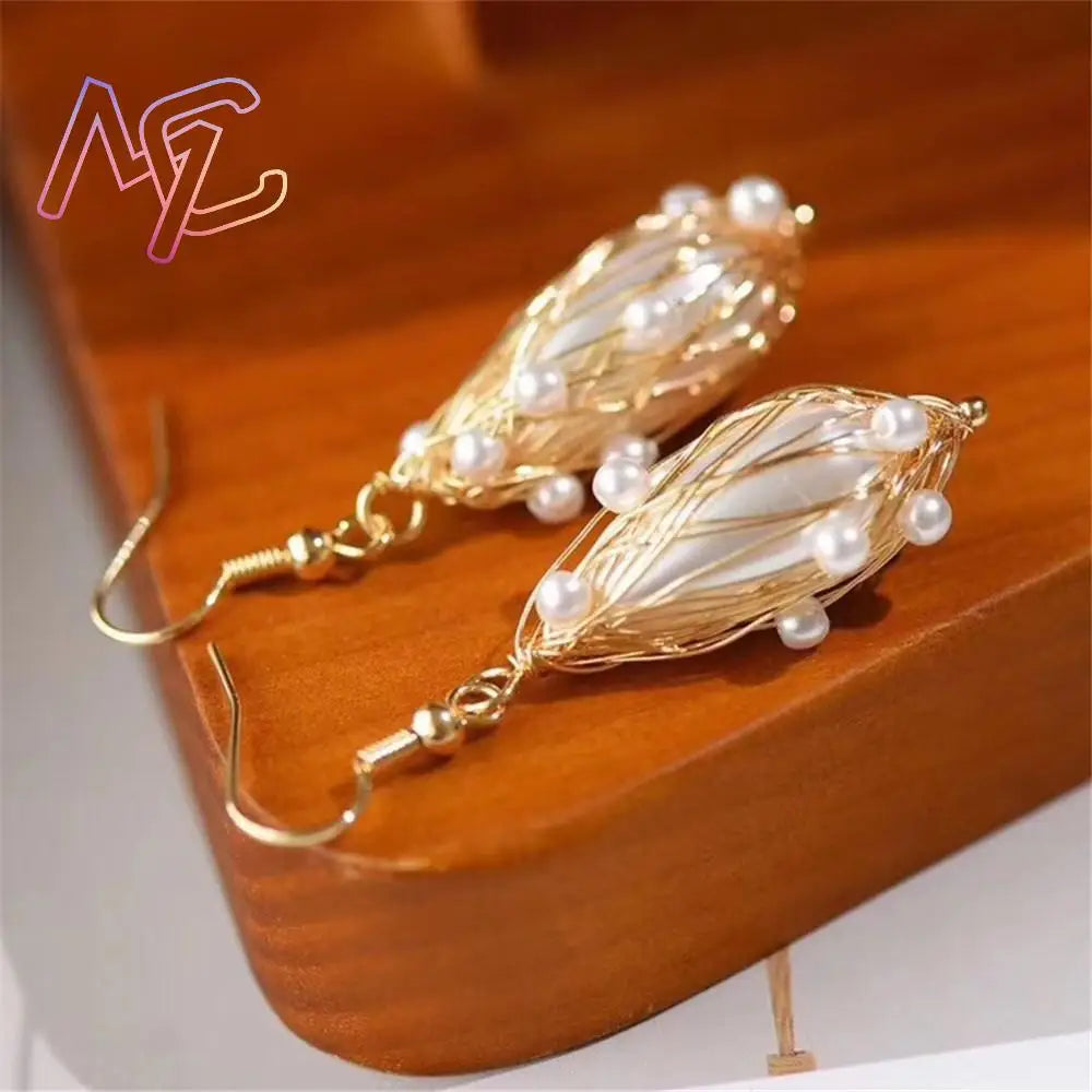 Real Baroque Pearl Earrings