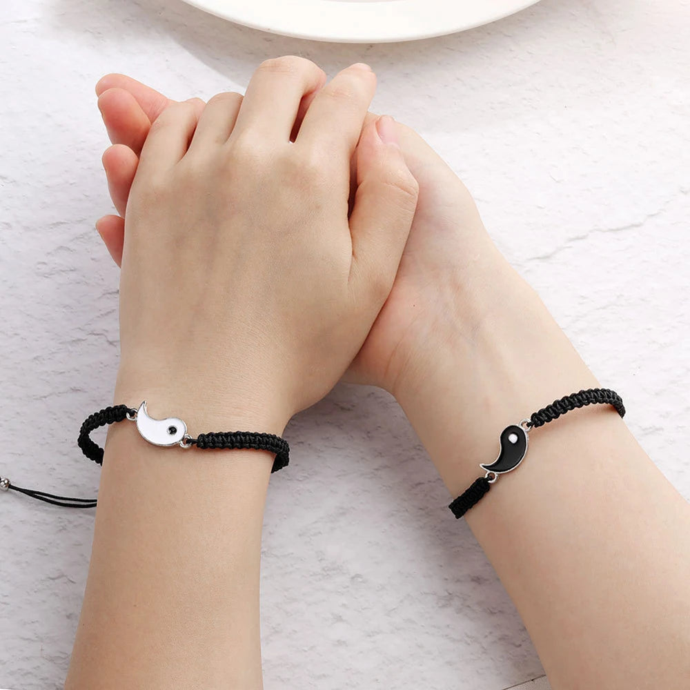 TAI CHI Black and White Yin Bracelets