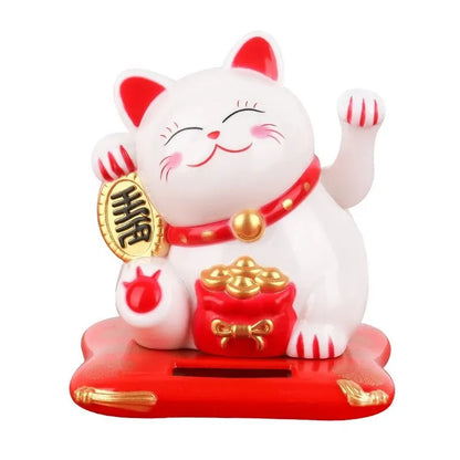 Lucky Cat ~  Solar-powered