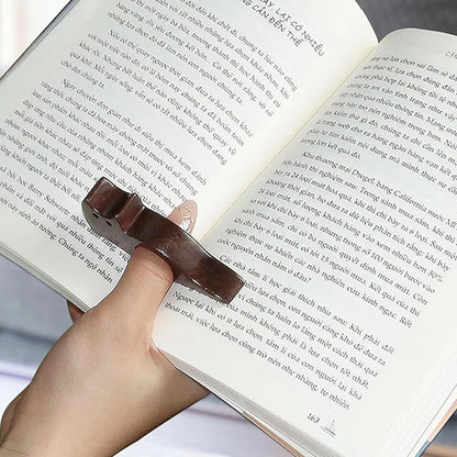 Wooden Bookmark Ring - Pet