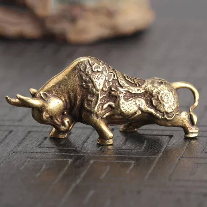 Lucky Bull Statue Decor