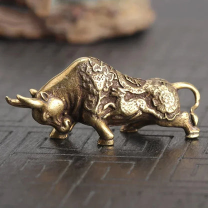 Lucky Bull Statue Decor