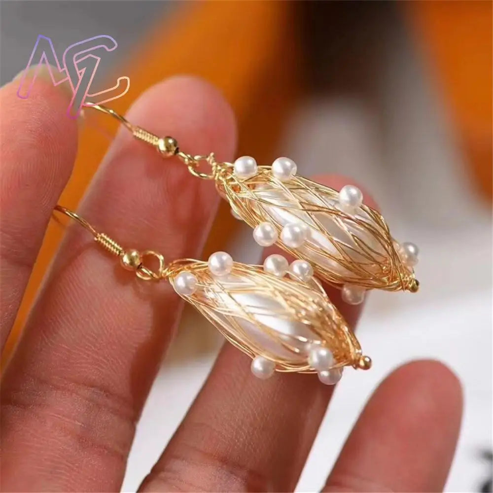 Real Baroque Pearl Earrings