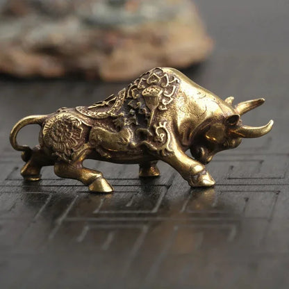Lucky Bull Statue Decor